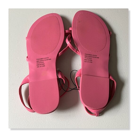 Torrid WW Strappy Fuschia Sandal Sz 12 NWT - Picture 7 of 11